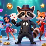 Experience NET88's thrilling atmosphere with vibrant casino characters celebrating wins.