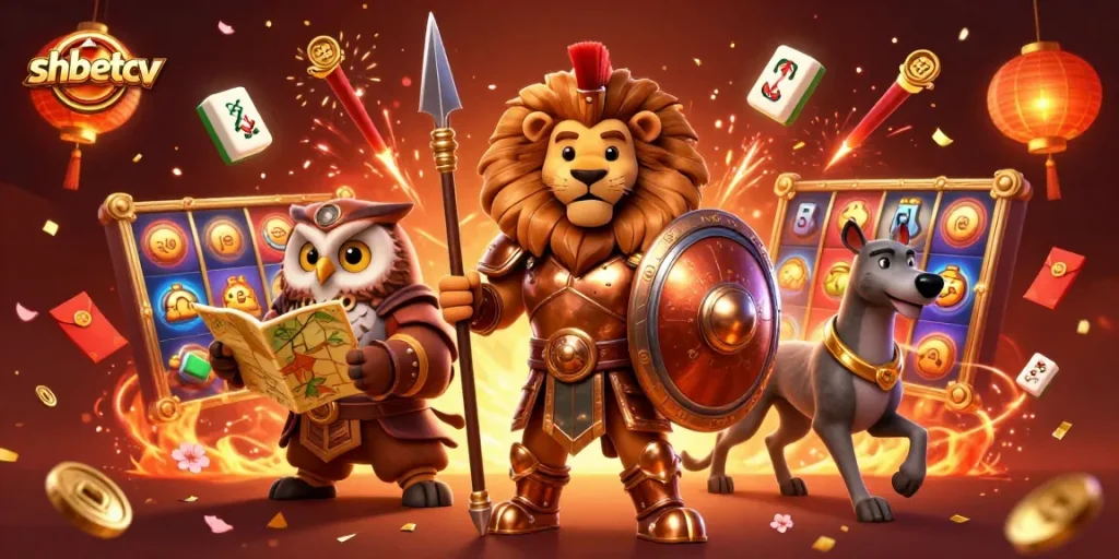 Experience thrilling gameplay at shbetcv with vibrant characters and casino excitement.