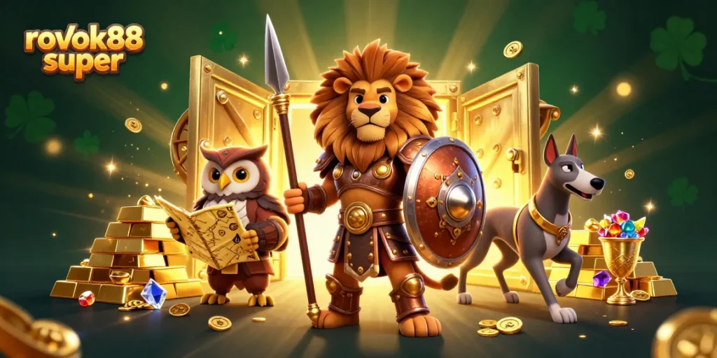 Engage with rokok88 super for thrilling casino adventures featuring heroic characters and golden treasures.