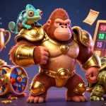 Experience thrilling jackpots at pg66 with a vibrant casino adventure featuring an epic gorilla and friends.