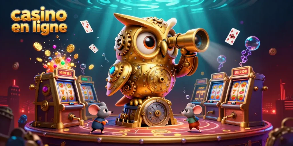 Plongez dans un casino en ligne innovant avec des machines à sous et une ambiance immersive.