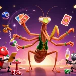 Application casino en ligne : Une illustration dynamique de jeux de loterie avec des personnages animés au casino