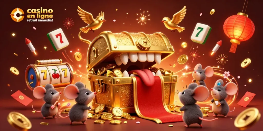 Retirez des gains instantanés avec le casino en ligne retrait immédiat dans une illustration animée