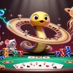 Engage with the sc88 cosmic roulette as astronaut mice bet around the Saturn ring!