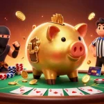 Plongez dans l'univers du crypto casino avec cette illustration dynamique captivante.